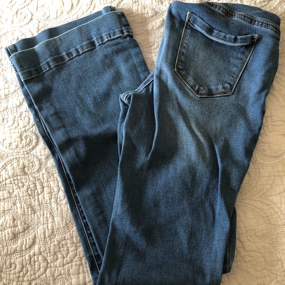 Indigo Blue Maternity Flare Jeans